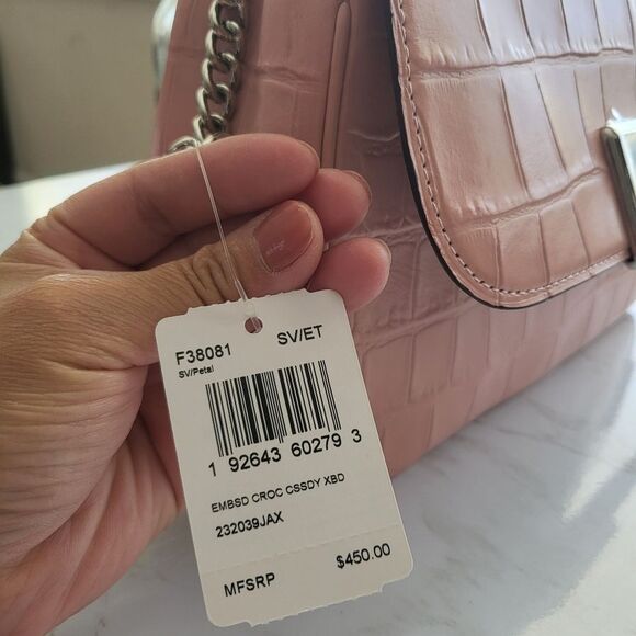 Coach (Light Pink) with silver hardware NWT handbag - Picture 11 of 16